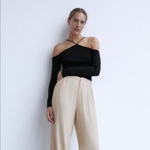 Zara Cut Out Knit Top (Size S)